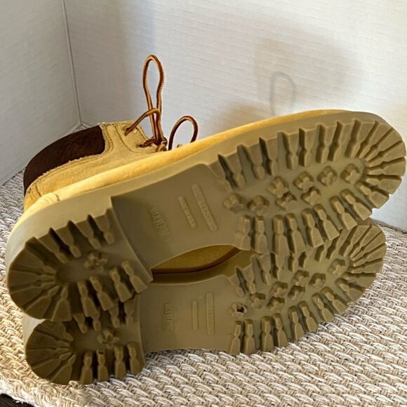 New Wolverine Wheat Gold Soft Toe Work Field Boots US 6.5 M Womens 7.5 - Picture 5 of 7